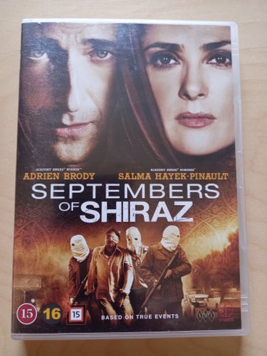 DVD-FILM "SEPTEMBERS OF SHIRAZ" MED ADRIAN BRODY OCH SALMA HAYEK FRÅN 2015
