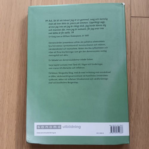 Vård och omsorg vid demenssjukdomar – Margareta Skog (Sanoma)
