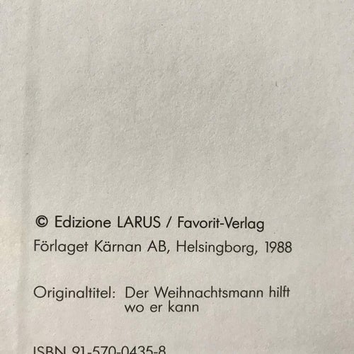 JULTOMTEN SOM BARNVAKT Gerda Bereit 1988