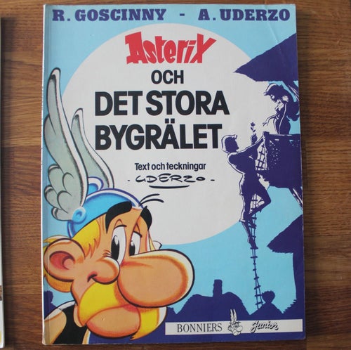 Asterix och det stora bygrälet 1980 NR 25 1:a uppl