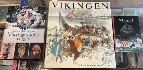 Tre böcker om vikingar och vikingatiden