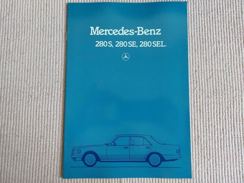 Mercedes Benz 280 S 280 SE 280 SEL 1985 in english W126