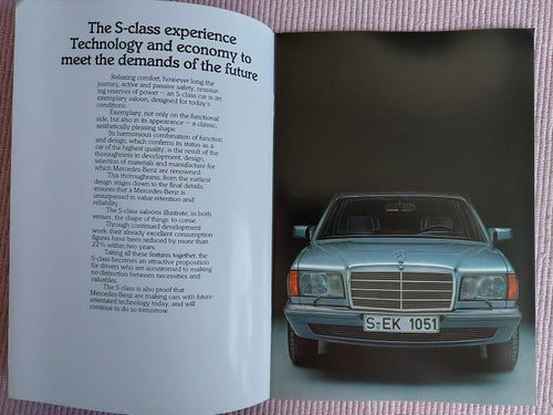 Mercedes Benz 280 S 280 SE 280 SEL 1985 in english W126