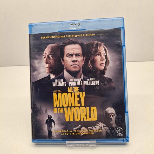 All the money in the world - Mark Wahlberg Blu-ray film, Svensk text, Fint skick