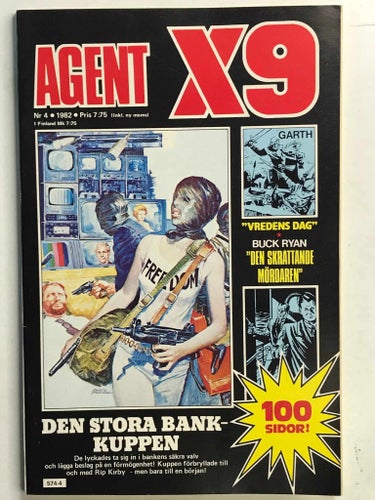 Agent X9 - 1982:4 VF-NM