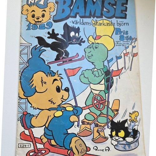 Nr. 1 Bamse världens starkaste björn 1989