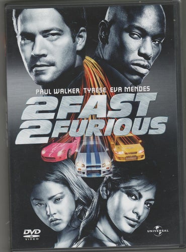 DVD - 2 FAST 2 FURIOUS - MED PAUL WALKER