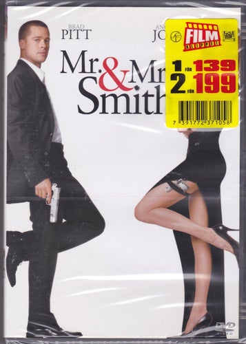 DVD / Mr. & Mrs. Smith / Angelina Kolie, Brad Pitt / Ny & Inplastad