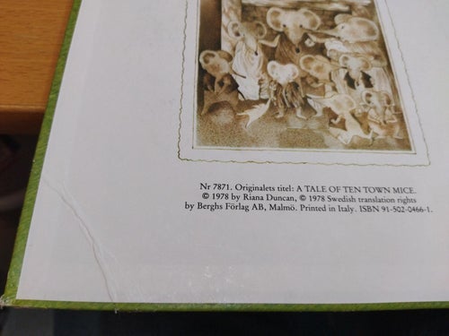 En saga om tio stadsmöss Riana Duncan. bok, Very Fine plus