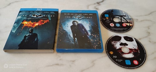 The Dark Knight - Specialutgåva m. Christian Bale och Heath Ledger på Blu-ray
