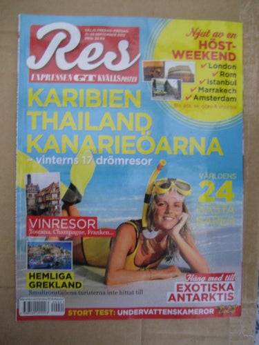 Res Nr:5-2012 (Vinterns 17 Drömresor, Njut av en Höstweekend, Världens 24 bästa