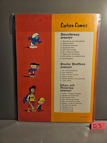 Serialbum, serie, album, tidning, Ägget och smurferna, Smurfernas äventyr