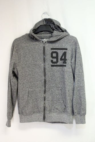 Cubus / Hoodie med dragkedja / Storlek 158-164 / Grå med tryck