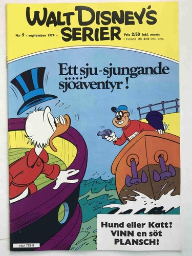 Walt Disney´s Serier - 1974:9 FN-VF
