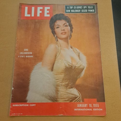 LIFE Magazine 10 Januari 1955 Gina Lollobrigida