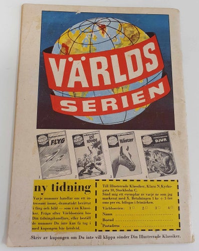 Illustrerade klassiker nr 117 (1960) / Första upplagan / FR/GD