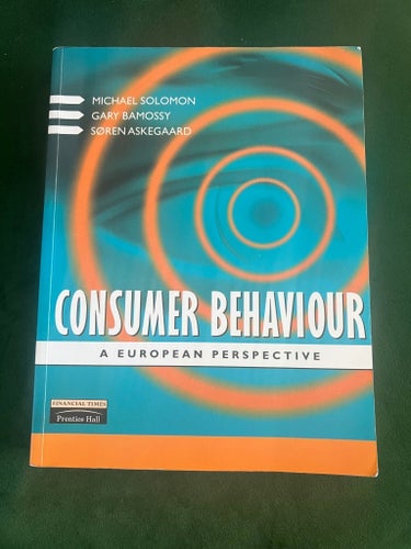 Boken Consumer behaviour M.Solomon, G.Bamossy, S.Askegaard