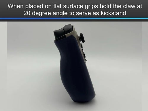 Ergonomiska grepp för MSI Claw 8 AI+ (textured, svart färg)