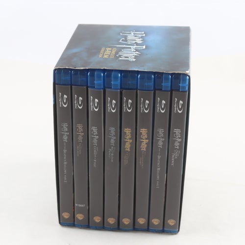 Blue-ray box, Harry Potter, alla 8 filmer.