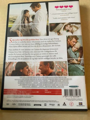 En sorts kärlek, Dvd