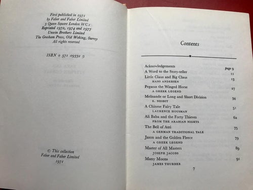 STORIES FOR EIGHT-YEAR-OLDS AND OTHER YOUNG READERS Sara & Stephen Corrin 1977