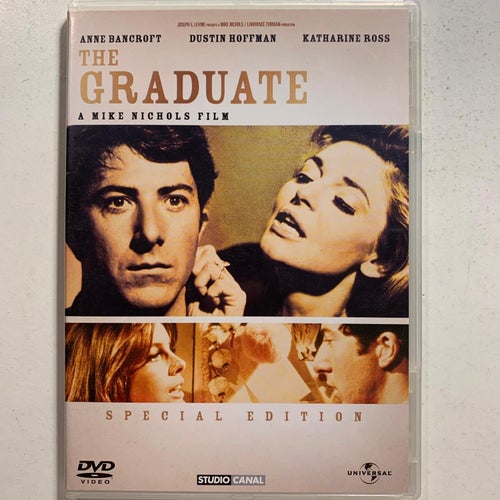 THE GRADUATE / MANDOMSPROVET. DVD KOMEDI -67. A BANCROFT, D HOFFMAN...SLIM-CASE