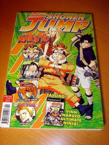 SHONEN JUMP (svensk) NY OLÄST Nr 2 2007 !!!!!