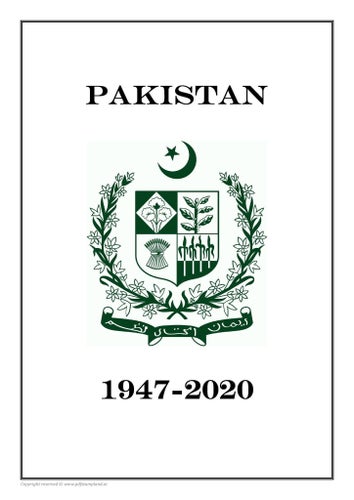 Pakistan 1947 - 2020 PDF DIGITAL STAMP PAGES INGA FRIMÄRKEN!!