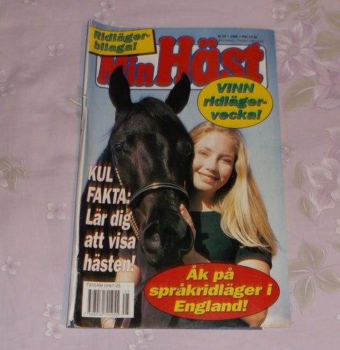 Min Häst tidning nr 25 1996 hästtidning hästar barn tonår häst tjej tidning