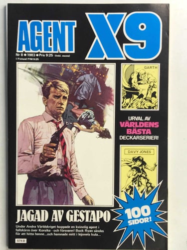 Agent X9 - 1983:8 VF+