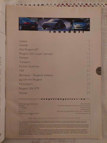 Peugeot magazine 1 2000
