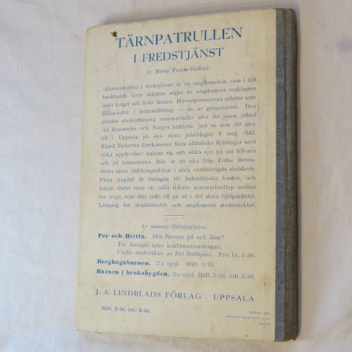 Tärnpatrullen i fredstjänst av Märta Tamm Götlind, 1945
