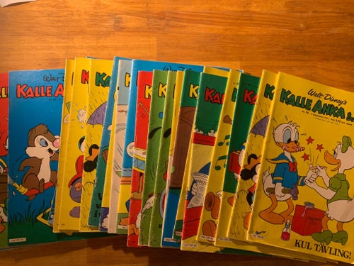 22 Exemplar Kalle Anka & C:o by Walt Disney's, 72-78