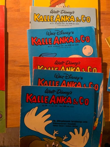 22 Exemplar Kalle Anka & C:o by Walt Disney's, 72-78