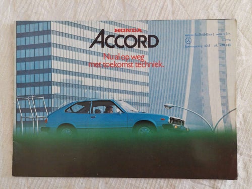 Honda Accord in dutch ..