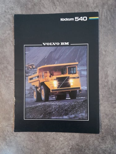 Broschyr Kockums Tipptruck 540 för Volvo BM