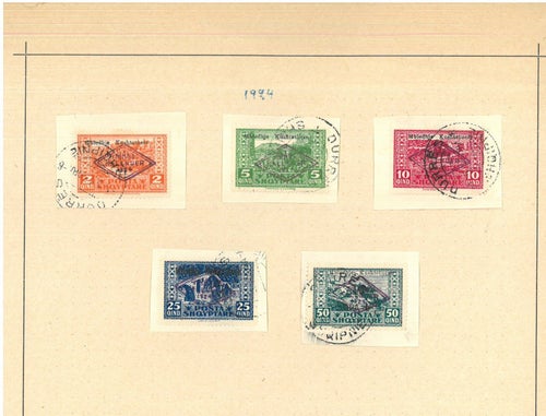 Albanien afa 117-21 st. – 850 kr. (55)