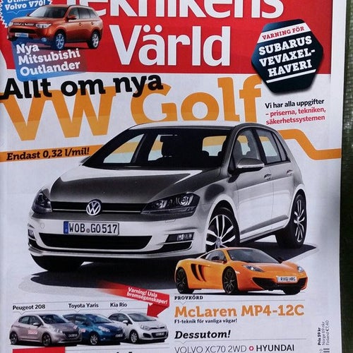 Teknikens Värld nr 20 2012: Mitsubishi Outlander 2,2D, Volvo XC70 D4 2WD