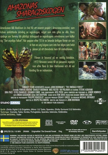 Amazonas - Smaragdskogen (1985) John Boorman med Powers Boothe, Meg Foster