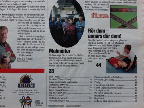 Vi bilägare nr 18 1996: Ford Mondeo, Nissan Primera, Peugeot 406, BMW Z3 1,8