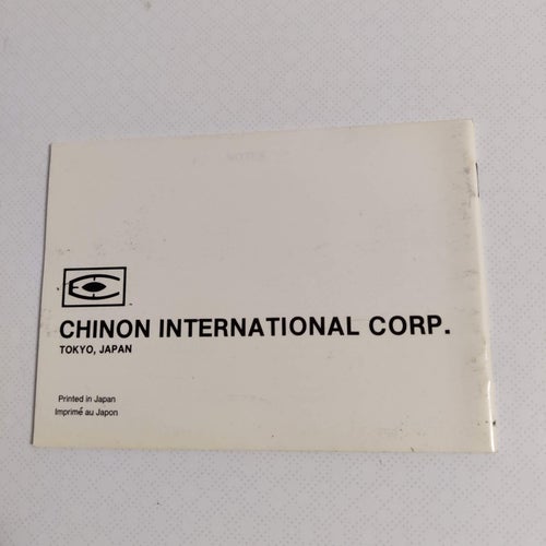 Chinon CE-4 35mm SLR Camera INSTRUCTION Manual GUIDE English EN