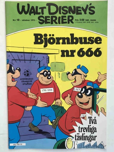 Walt Disney´s Serier - 1974:10 FN-VF