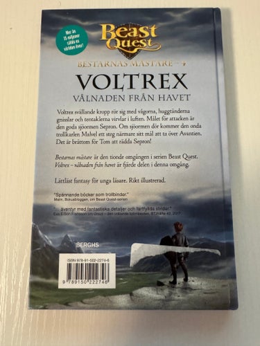 Beast Quest Voltrex Vålnaden från havet av Adam Blade, 2017