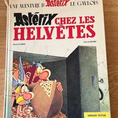 Asterix Chez Les Helvètes förstautgåva, 1970