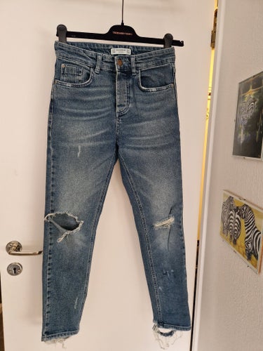 Pull&Bear blåa jeans, storlek 34