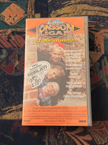 Lilla Jönsson Ligan Och Cornflakeskuppen Svenskt Tal VHS