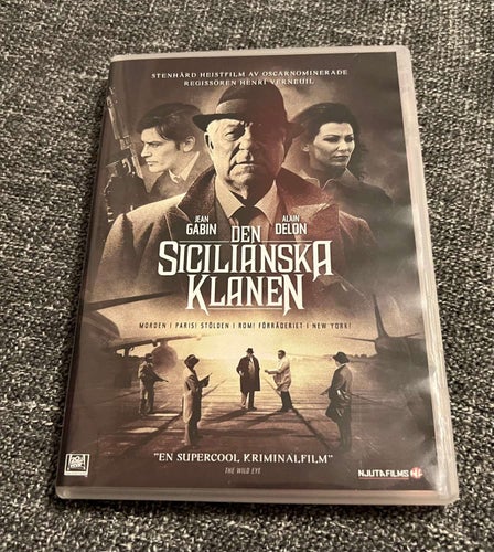 DEN SICILIANSKA KLANEN (1969) SVENSK UTGÅVA I KALASSKICK! SÄLLSYNT TITEL, SVÅR