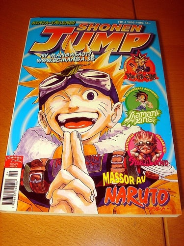 SHONEN JUMP (svensk) NY OLÄST Nr 4 2005 !!!