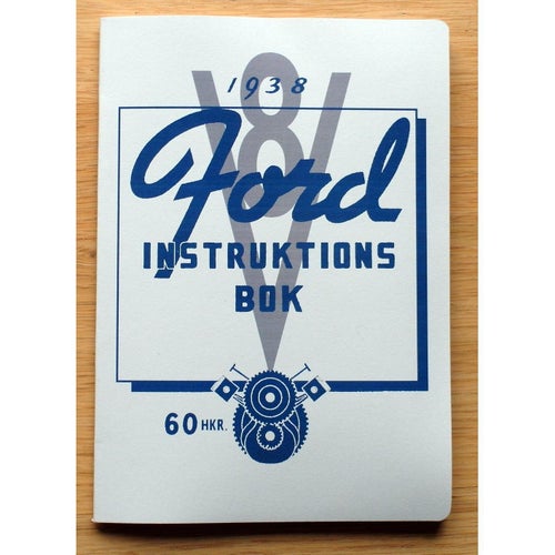 Instruktionsbok Ford V8 1938
