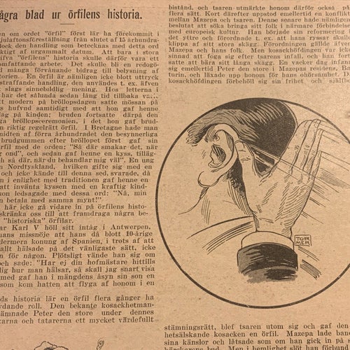 Retro-artikel ”Örfilens historia” från 1917